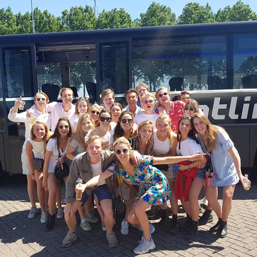 Schoolreis bus Delft